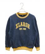 X-LARGEエクストララージ）の古着「スウェット」｜ネイビー