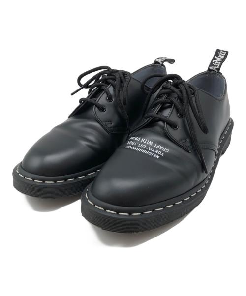 Dr.Martens（ドクターマーチン）Dr.Martens (ドクターマーチン) NEIGHBORHOOD (ネイバーフッド) スミス4アイ　ペントンローファー ブラック サイズ: 26cm(UK8)の古着・服飾アイテム