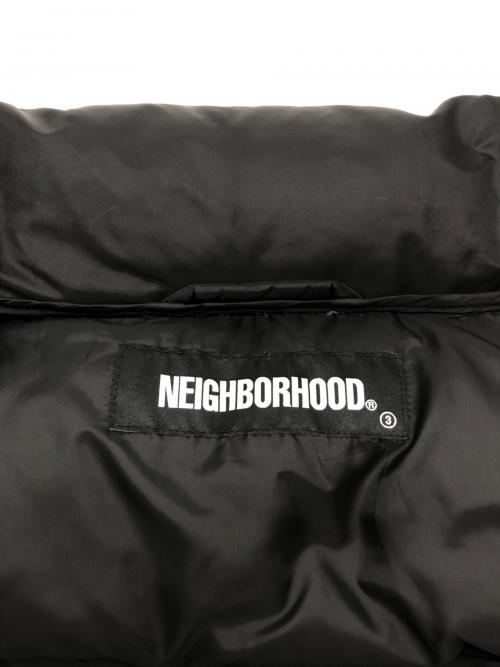 NEIGHBORHOOD（ネイバーフッド）NEIGHBORHOOD (ネイバーフッド) ダウンベスト　BASE E-VEST ブラック サイズ:Mの古着・服飾アイテム
