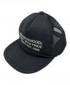NEIGHBORHOODネイバーフッド）の古着「TRACKER CAP」｜ブラック