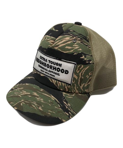 NEIGHBORHOOD（ネイバーフッド）NEIGHBORHOOD (ネイバーフッド) メッシュキャップ カーキの古着・服飾アイテム