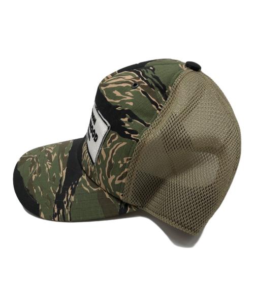 NEIGHBORHOOD（ネイバーフッド）NEIGHBORHOOD (ネイバーフッド) メッシュキャップ カーキの古着・服飾アイテム