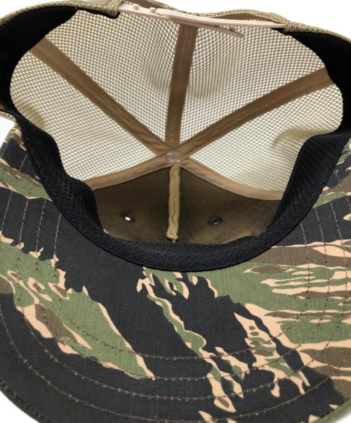 NEIGHBORHOOD（ネイバーフッド）NEIGHBORHOOD (ネイバーフッド) メッシュキャップ カーキの古着・服飾アイテム