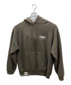 NEIGHBORHOOD×WIND AND SEAネイバーフッド×ウィンダンシー）の古着「プルオーバーパーカー」｜カーキ