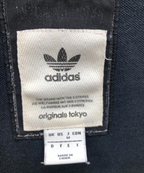 adidas（アディダス）adidas (アディダス) NEIGHBORHOOD (ネイバーフッド) ジップパーカー グレー×ブラック サイズ:Ｍの古着・服飾アイテム