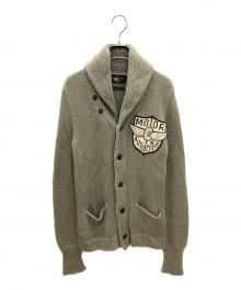 RRL（ダブルアールエル）の古着「ニットカーディガン」｜カーキ