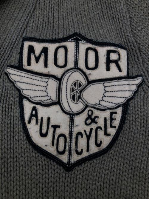 RRL（ダブルアールエル）RRL (ダブルアールエル) ニットカーディガン カーキ サイズ:Sの古着・服飾アイテム