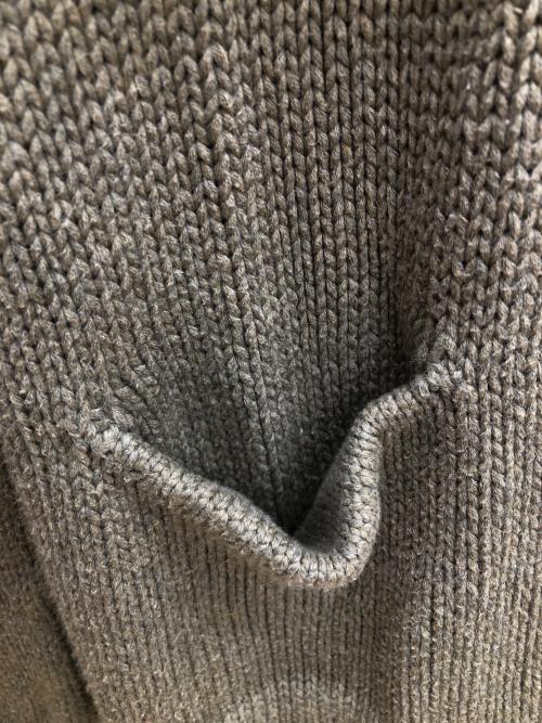 RRL（ダブルアールエル）RRL (ダブルアールエル) ニットカーディガン カーキ サイズ:Sの古着・服飾アイテム