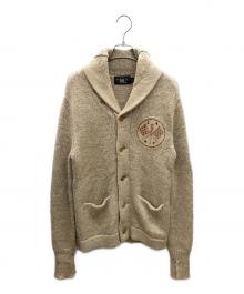 RRL（ダブルアールエル）の古着「ニットカーディガン」｜ベージュ
