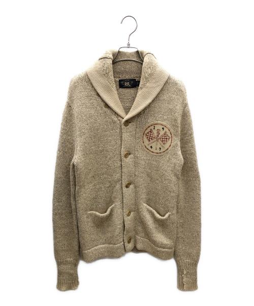 RRL（ダブルアールエル）RRL (ダブルアールエル) ニットカーディガン ベージュ サイズ:XSの古着・服飾アイテム