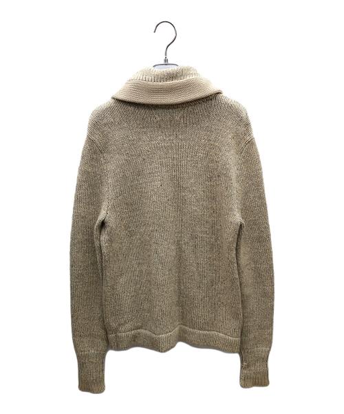 RRL（ダブルアールエル）RRL (ダブルアールエル) ニットカーディガン ベージュ サイズ:XSの古着・服飾アイテム
