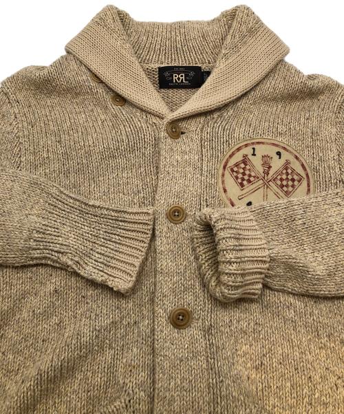RRL（ダブルアールエル）RRL (ダブルアールエル) ニットカーディガン ベージュ サイズ:XSの古着・服飾アイテム