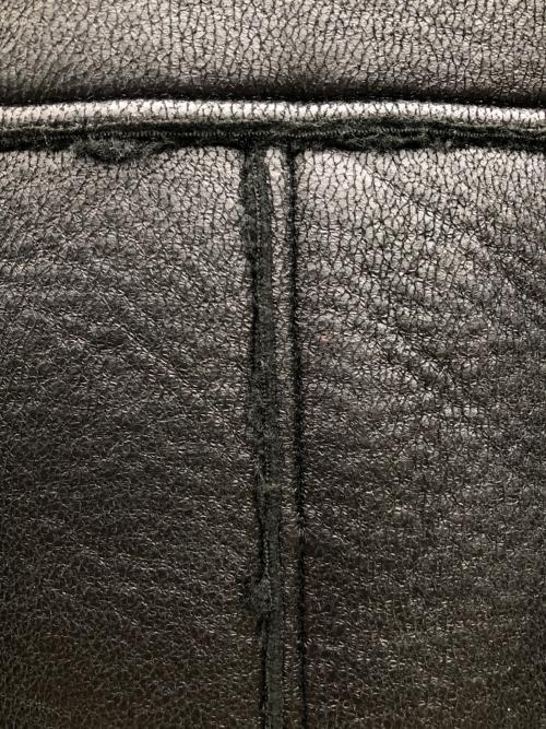 ZARA（ザラ）ZARA (ザラ) フェイクムートンライダースジャケット ブラック サイズ:Lの古着・服飾アイテム