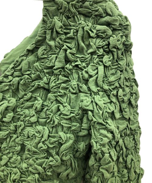 moussy（マウジー）moussy (マウジー) CRUMPLY GATHER ジャケット グリーン サイズ:1の古着・服飾アイテム