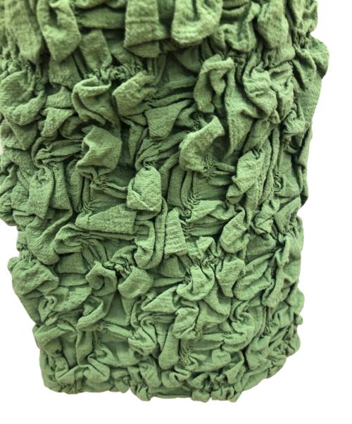 moussy（マウジー）moussy (マウジー) CRUMPLY GATHER ジャケット グリーン サイズ:1の古着・服飾アイテム