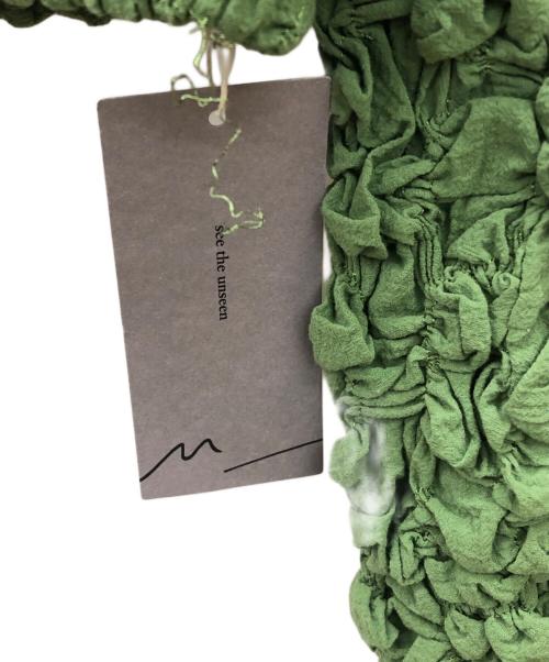 moussy（マウジー）moussy (マウジー) CRUMPLY GATHER ジャケット グリーン サイズ:1の古着・服飾アイテム