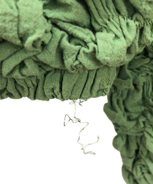 moussy（マウジー）moussy (マウジー) CRUMPLY GATHER ジャケット グリーン サイズ:1の古着・服飾アイテム