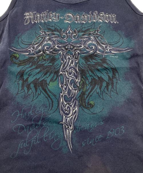 HARLEY-DAVIDSON（ハーレーダビッドソン）HARLEY-DAVIDSON (ハーレーダビッドソン) タンクトップ ネイビー サイズ:Ｍの古着・服飾アイテム