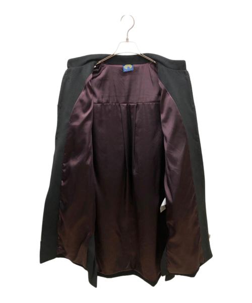 iS ScoLar（イズ スカラー）iS ScoLar (イズ スカラー) 刺繍入りジップコート ブラック サイズ:Mの古着・服飾アイテム