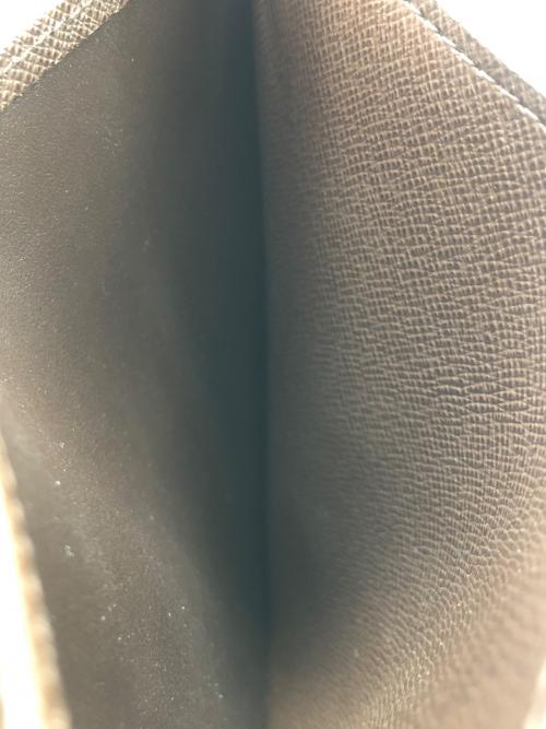 LOUIS VUITTON（ルイ ヴィトン）LOUIS VUITTON (ルイ ヴィトン) ダミエ　ポルトモネ・ビエ・トレゾール ブラウン×ブラックの古着・服飾アイテム