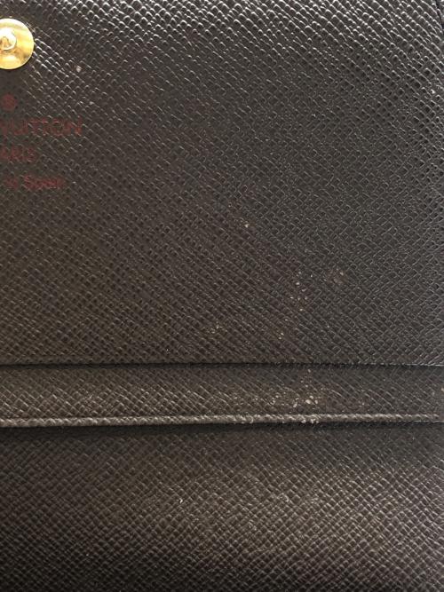 LOUIS VUITTON（ルイ ヴィトン）LOUIS VUITTON (ルイ ヴィトン) ダミエ　ポルトモネ・ビエ・トレゾール ブラウン×ブラックの古着・服飾アイテム