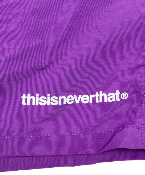thisisneverthat（ディスイズネバーザット）thisisneverthat (ディスイズネバーザット) ハーフパンツ パープル サイズ:Lの古着・服飾アイテム