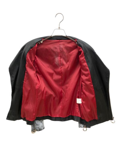 その他ブランド（ソノタブランド）その他ブランド (ソノタブランド) レザージャケット ブラック サイズ:不明の古着・服飾アイテム