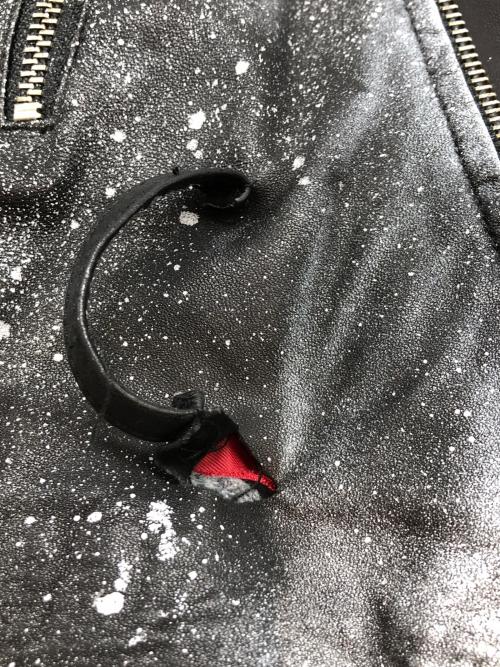 その他ブランド（ソノタブランド）その他ブランド (ソノタブランド) レザージャケット ブラック サイズ:不明の古着・服飾アイテム