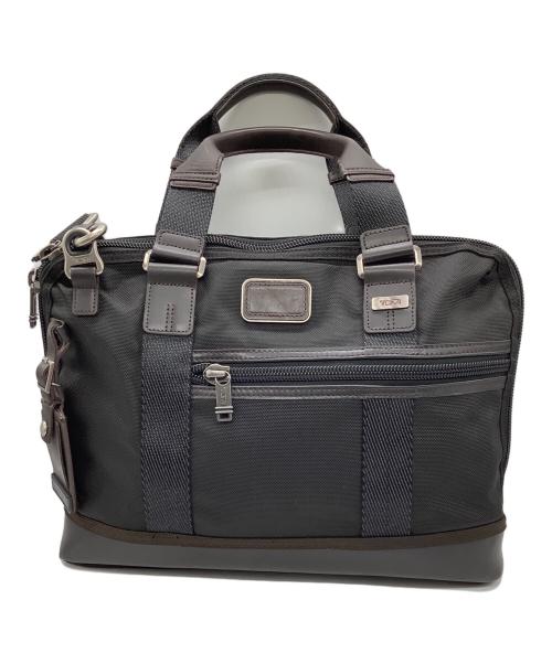 TUMI（トゥミ）TUMI (トゥミ) 2WAYブリーフケース ブラック×ダークブラウンの古着・服飾アイテム