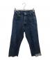 77circa（ナナナナサーカ）の古着「再構築リメイクデニムパンツ」｜インディゴ