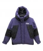 FIRST DOWNファーストダウン）の古着「ダウンジャケット」｜パープル×ブラック