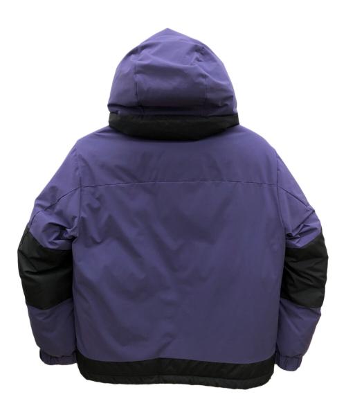 FIRST DOWN（ファーストダウン）FIRST DOWN (ファーストダウン) ダウンジャケット パープル×ブラック サイズ:M（身長154～162）の古着・服飾アイテム