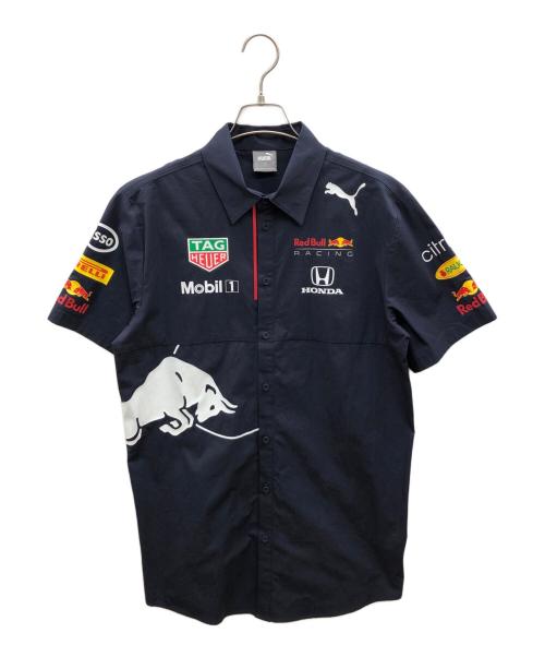 PUMA（プーマ）PUMA (プーマ) 半袖シャツ　レッドブル・レーシングチームエディション ネイビー サイズ:US/Sの古着・服飾アイテム