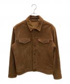 LEVI'S×JOURNAL STANDARDリーバイス×ジャーナルスタンダード）の古着「別注TYPEⅢスウェードトラッカージャケット」｜ブラウン