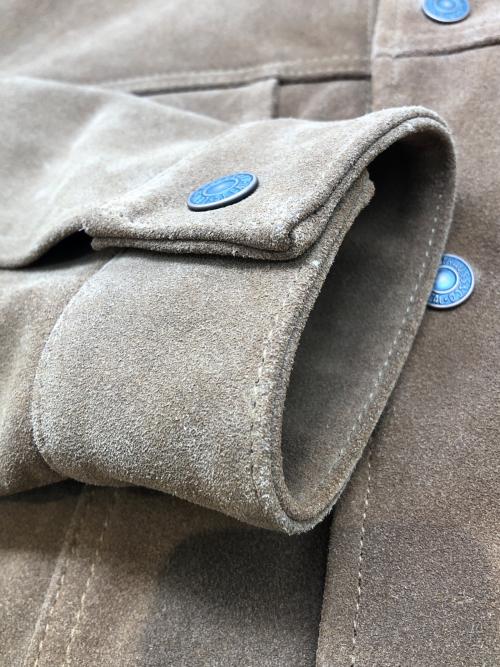 LEVI'S（リーバイス）LEVI'S (リーバイス) JOURNAL STANDARD (ジャーナルスタンダード) 別注TYPEⅢスウェードトラッカージャケット ブラウン サイズ:Mの古着・服飾アイテム