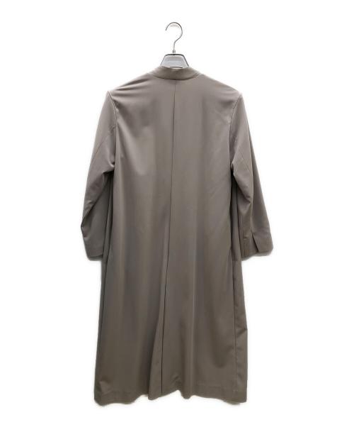 Mila Owen（ミラオーウェン）Mila Owen (ミラオーウェン) ノーカラーコート　 ブラウンの古着・服飾アイテム