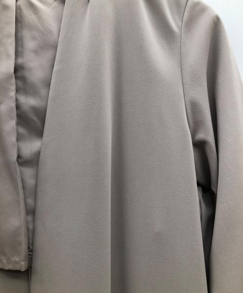 Mila Owen（ミラオーウェン）Mila Owen (ミラオーウェン) ノーカラーコート　 ブラウンの古着・服飾アイテム