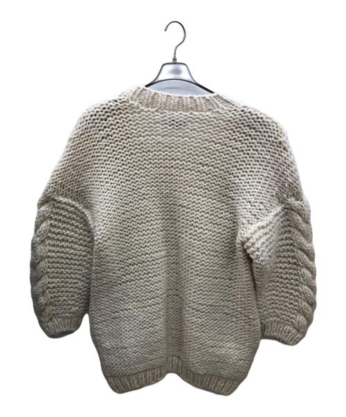 TODAYFUL（トゥデイフル）TODAYFUL (トゥデイフル) ニットカーディガン ベージュ サイズ:38の古着・服飾アイテム