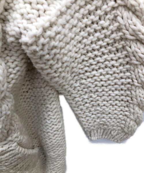 TODAYFUL（トゥデイフル）TODAYFUL (トゥデイフル) ニットカーディガン ベージュ サイズ:38の古着・服飾アイテム