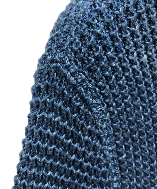 RRL（ダブルアールエル）RRL (ダブルアールエル) ニットフーディー ブルー サイズ:XSの古着・服飾アイテム