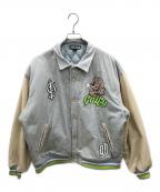 GALFYガルフィー）の古着「コーデュロイスタジャン」｜スカイブルー×ホワイト