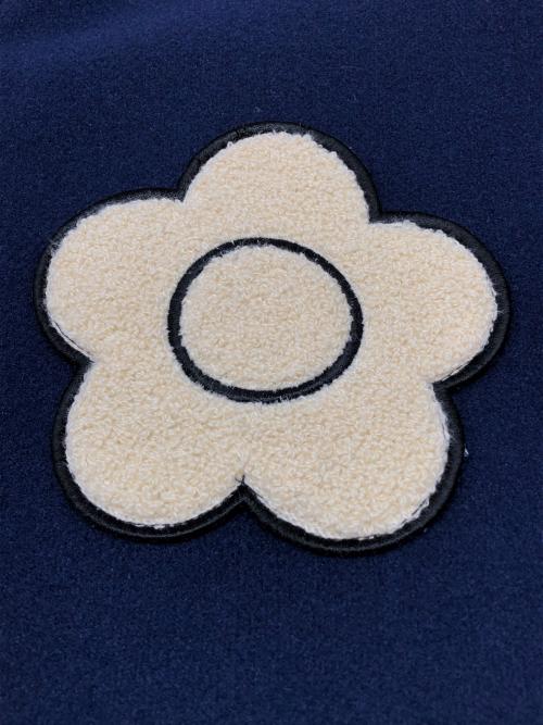 MARY QUANT（マリークヮント）MARY QUANT (マリークヮント) MQスタジャン ブルゾン ネイビー×ブラック サイズ:Mの古着・服飾アイテム