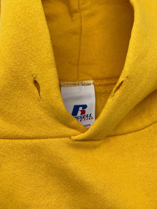 RUSSELL ATHLETIC（ラッセルアスレチック）RUSSELL ATHLETIC (ラッセルアスレチック) 90sカレッジパーカー　古着 イエロー サイズ:Lの古着・服飾アイテム