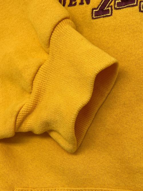 RUSSELL ATHLETIC（ラッセルアスレチック）RUSSELL ATHLETIC (ラッセルアスレチック) 90sカレッジパーカー　古着 イエロー サイズ:Lの古着・服飾アイテム