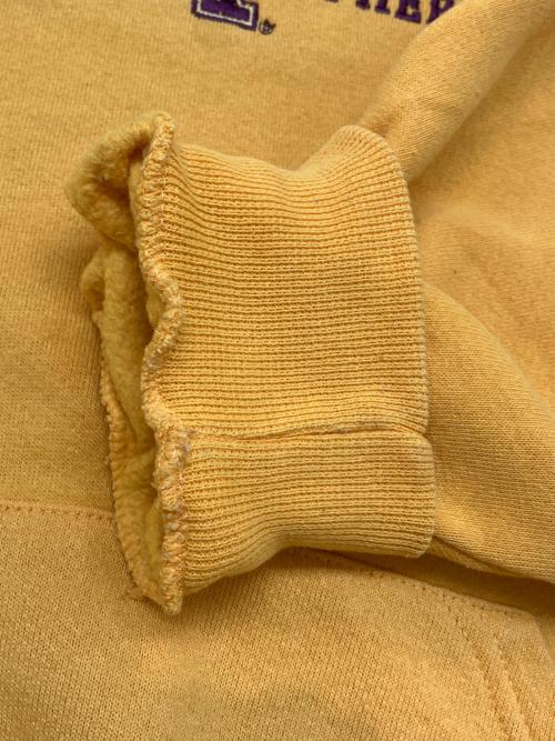 RUSSELL ATHLETIC（ラッセルアスレチック）RUSSELL ATHLETIC (ラッセルアスレチック) 90sカレッジパーカー　古着 イエロー サイズ:Lの古着・服飾アイテム