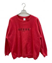 GUESS（ゲス）の古着「90s刺繍スウェット USA製 古着」｜レッド
