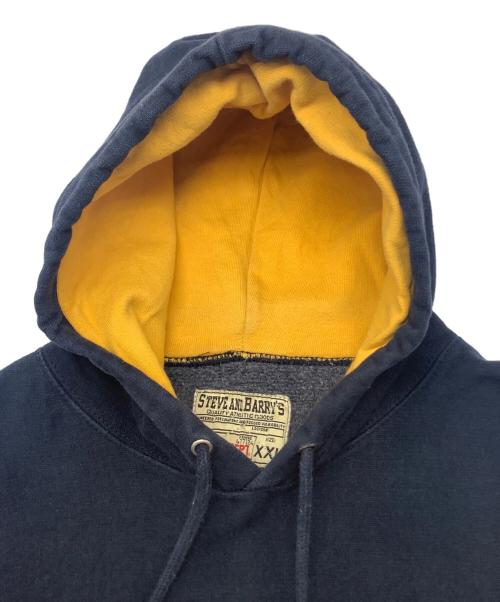 STEVE&BARRY'S（スティーブ&バリーズ）STEVE&BARRY'S (スティーブ&バリーズ) 90sプルオーバーパーカー　古着 ネイビー サイズ:XXLの古着・服飾アイテム