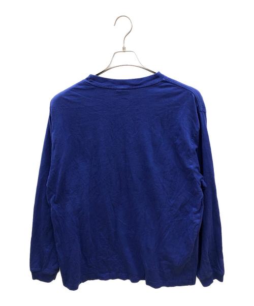 DISNEY（ディズニー）DISNEY (ディズニー) 90s刺繍カットソー　古着 ブルー サイズ:Lの古着・服飾アイテム