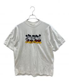 THE Disney Store（ザ ディズニー ストア）の古着「90sミッキー刺繍Tシャツ　古着」｜ホワイト
