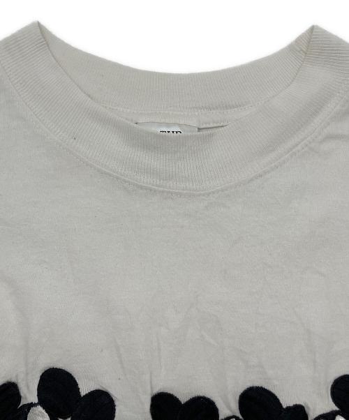 THE Disney Store（ザ ディズニー ストア）THE Disney Store (ザ ディズニー ストア) 90sミッキー刺繍Tシャツ　古着 ホワイト サイズ:Lの古着・服飾アイテム